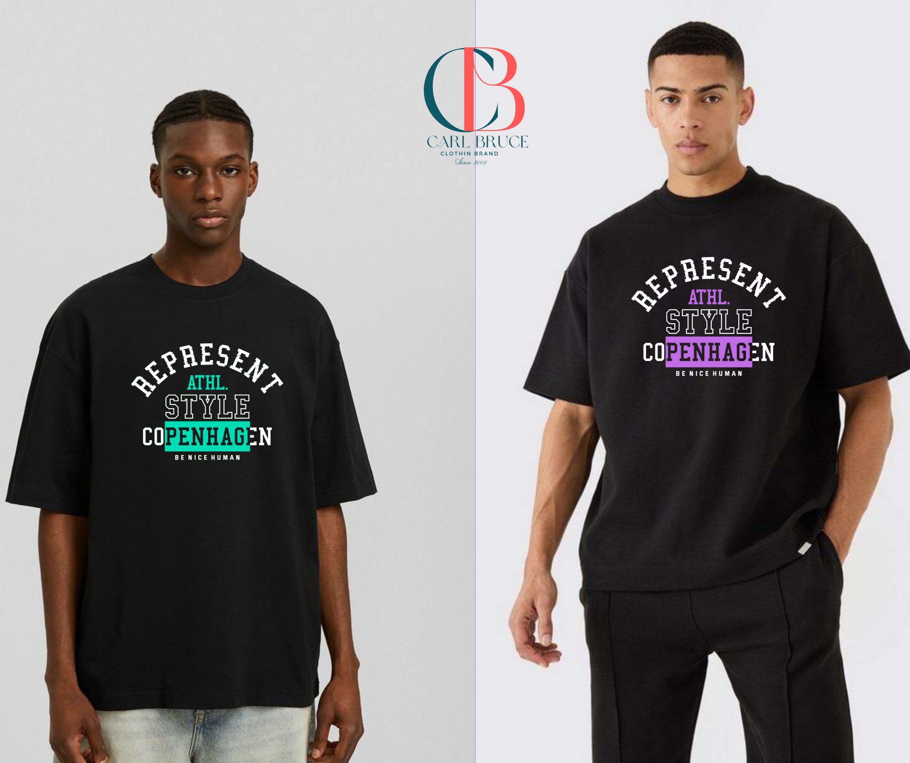 Copenhagen Tee Black Teal